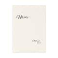 Personalized Cotton Tea Towel — Custom Name Script Kitchen Linen