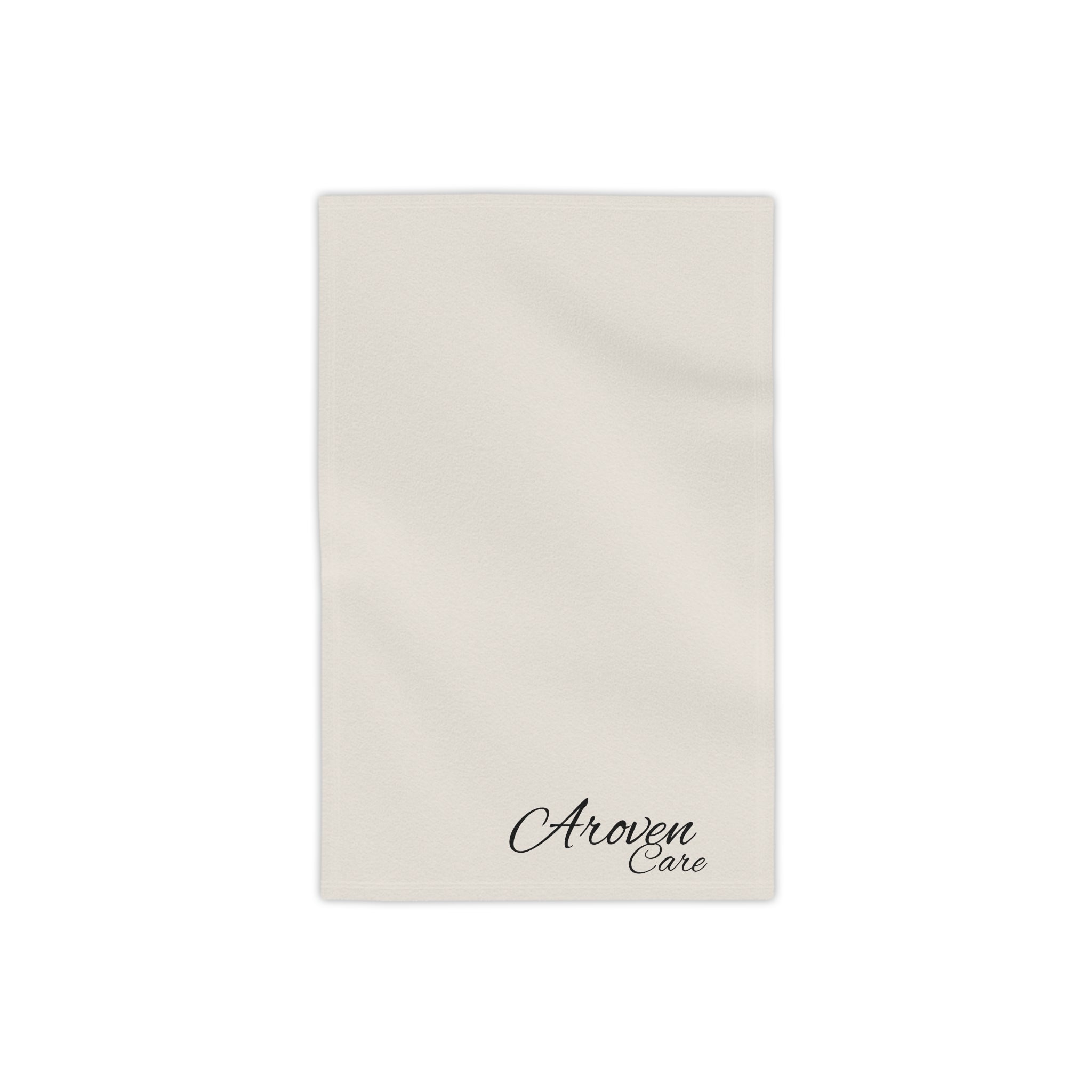 Aroven Care Beach Towel – Minimal Script Logo Cotton Beach Towel