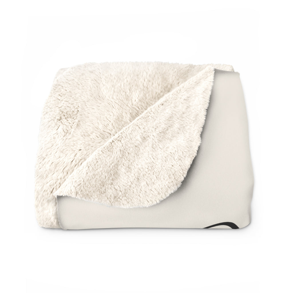 Personalized Sherpa Blanket — Cozy Fleece Throw with Custom Name