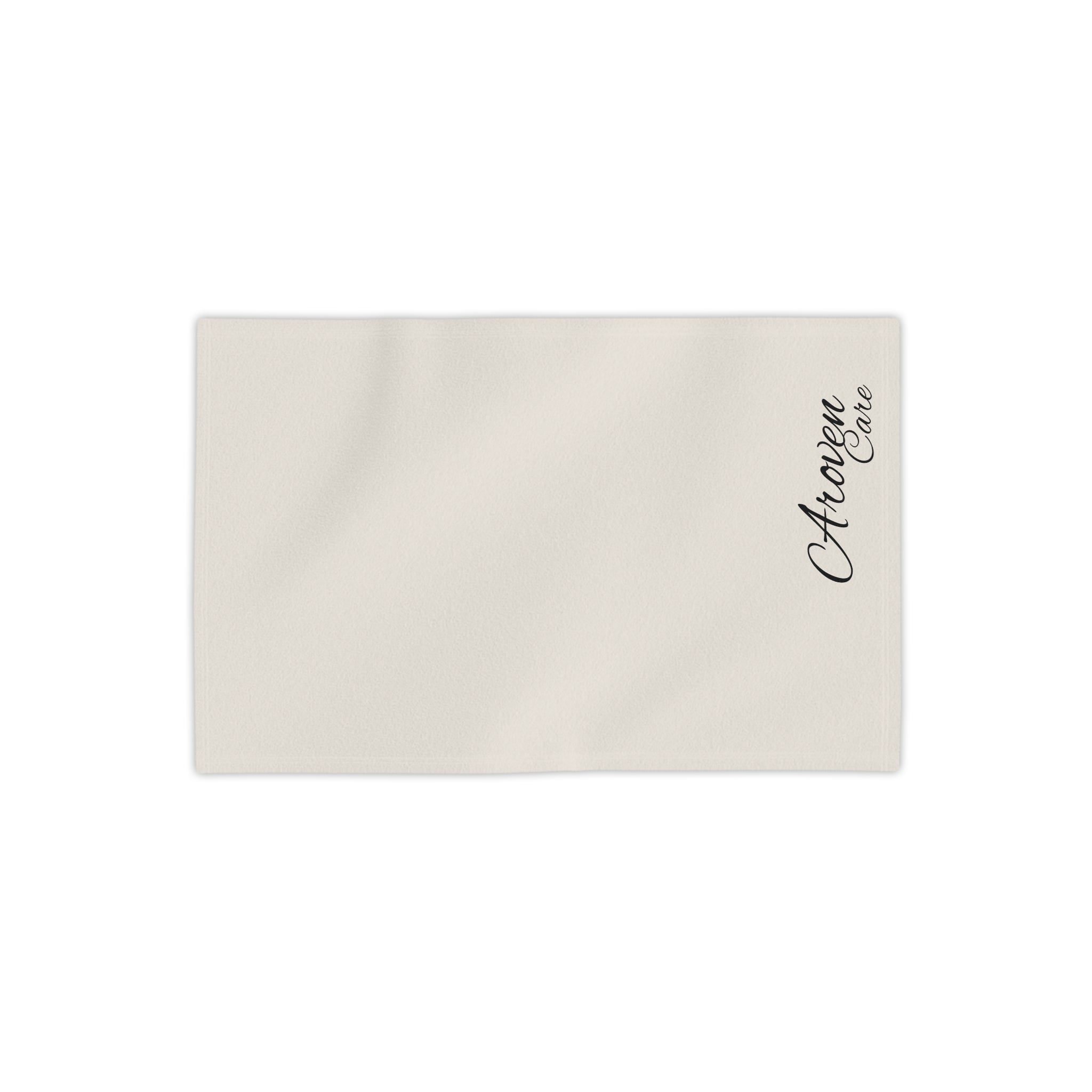 Aroven Care Beach Towel – Minimal Script Logo Cotton Beach Towel