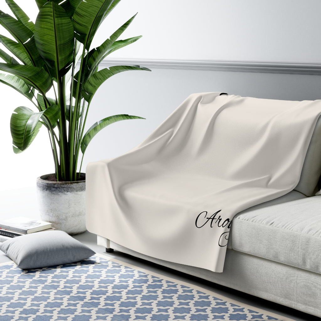 Personalized Sherpa Blanket — Cozy Fleece Throw with Custom Name